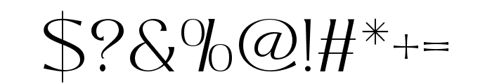 Oyster-Regular Font OTHER CHARS
