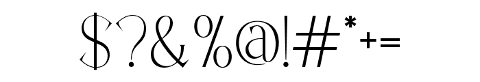Ozean-Regular Font OTHER CHARS
