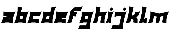 PANTHER Bold Italic Font LOWERCASE