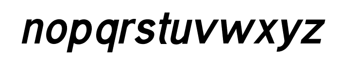 PARACHUTESSANS-BoldItalic Font LOWERCASE