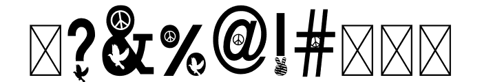 PEACE DAY Font OTHER CHARS