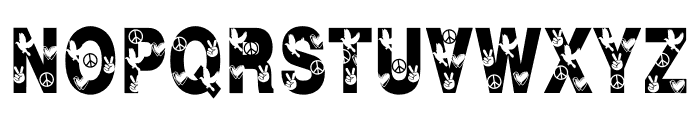 PEACE DAY Font UPPERCASE