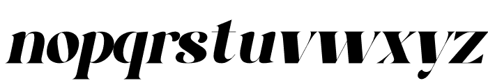 PEARLOOP Italic Font LOWERCASE