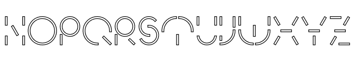 PEOPLE QUARK-Hollow Font UPPERCASE