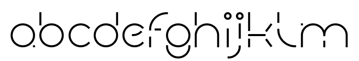 PEOPLE QUARK-Light Font LOWERCASE