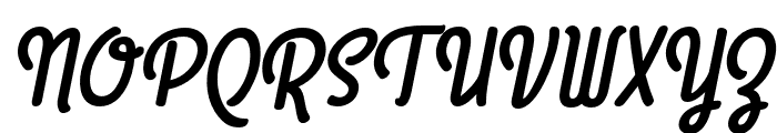 PEPPERMINT-BoldItalic Font UPPERCASE