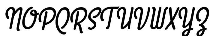 PEPPERMINT-Italic Font UPPERCASE