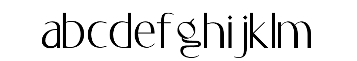 PHILETUS-Regular Font LOWERCASE