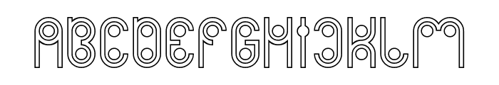 PHYTOPLANKTON-Hollow Font UPPERCASE