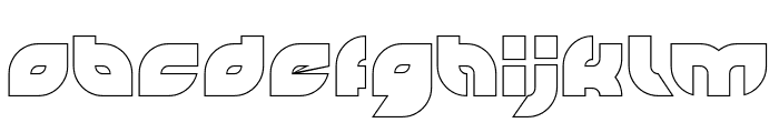 PICAAE-Hollow Font LOWERCASE