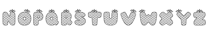 PINEAPPLELINES032023 Font LOWERCASE