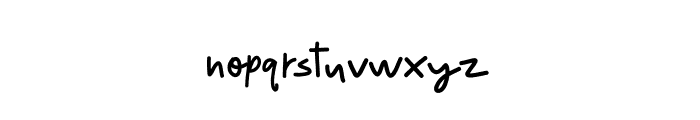 PINESTREET-Regular Font LOWERCASE