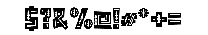 PINNACLE TREE Regular Font OTHER CHARS