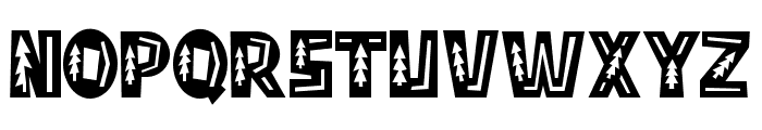 PINNACLE TREE Regular Font UPPERCASE