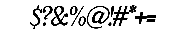 PLANTIER-Italic Font OTHER CHARS