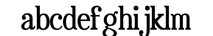 PLANTIER-Regular Font LOWERCASE