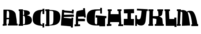 PN Alley Gator Font UPPERCASE