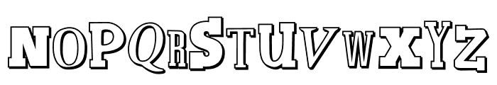 PN Amazonian 3D Font LOWERCASE
