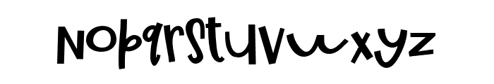 PN Bombastic Bold Font LOWERCASE