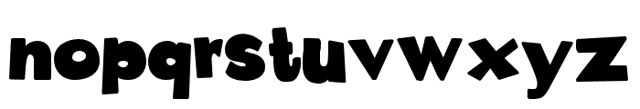 PN Gidzilla Bold Font LOWERCASE