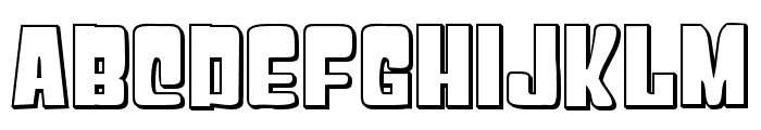 PN Jeopardize 3D Font UPPERCASE