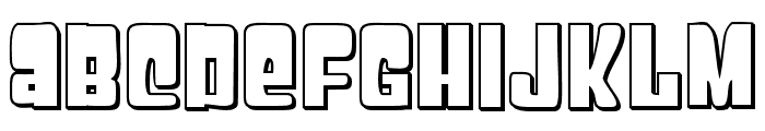 PN Jeopardize 3D Font LOWERCASE