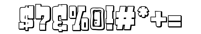 PN Jeopardy 3D Font OTHER CHARS