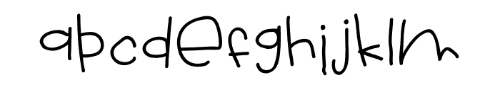 PN Little Tooters Font LOWERCASE