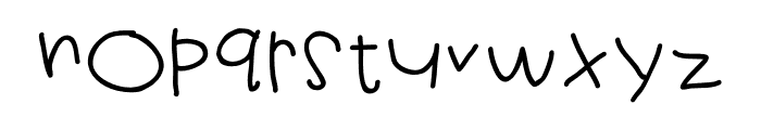 PN Little Tooters Font LOWERCASE