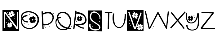 PN NiftyNasturtiums Font LOWERCASE