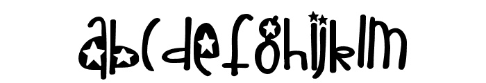 PN Oh Little Star Font LOWERCASE