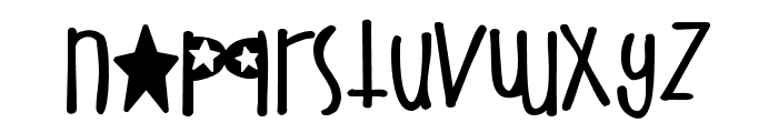 PN Oh Little Star Font LOWERCASE