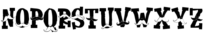 PN Pardner Stache Font UPPERCASE