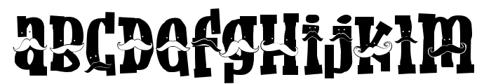 PN Pardner Stache Font LOWERCASE