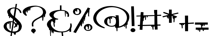 PN Raspberry Scary Font OTHER CHARS