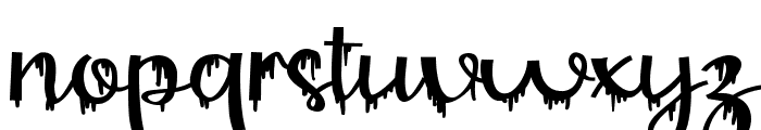 PN Raspberry Scary Font LOWERCASE