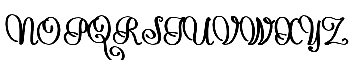 PN Scarmony Font UPPERCASE