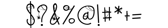 PN Spider Spittle Font OTHER CHARS