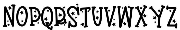 PN Star Note Font UPPERCASE