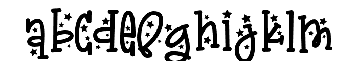 PN Star Note Font LOWERCASE