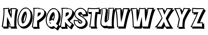 PN Whammy 3D Font LOWERCASE