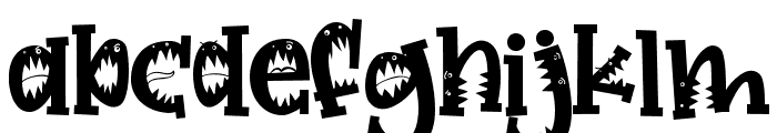 PN Wild Monster Serif Font LOWERCASE