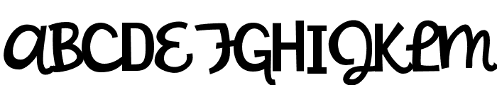 PNCarbohydrate Font UPPERCASE