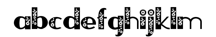 PNFrenchFlorals Font LOWERCASE