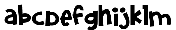 PNGrahamCracking Font LOWERCASE