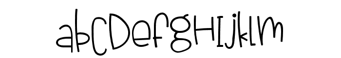 PNGrumble Font LOWERCASE