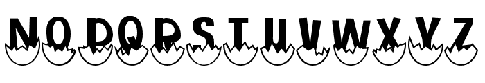 PNJustHatched Font UPPERCASE