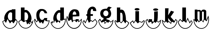 PNJustHatched Font LOWERCASE