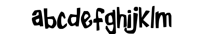 PNKickIt Font LOWERCASE