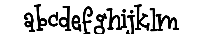 PNNaughtShot Font LOWERCASE